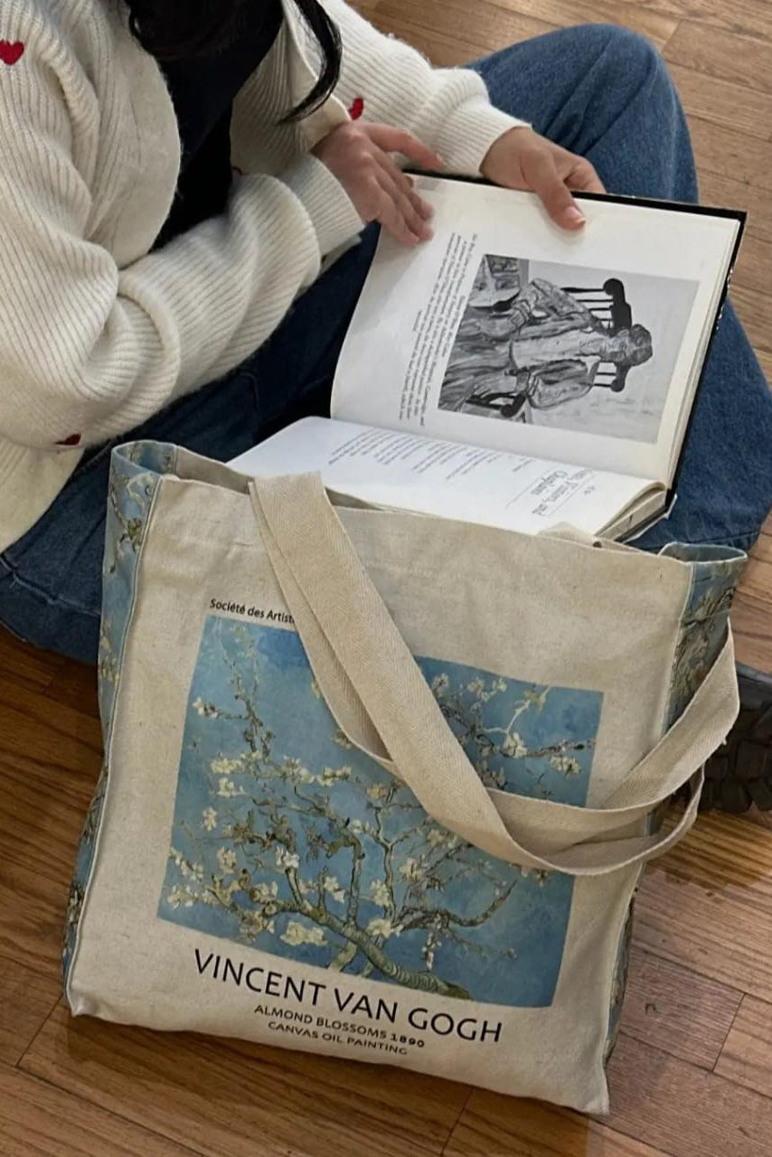 Vincent Van Gogh “Almond Blossoms” Tote Bag