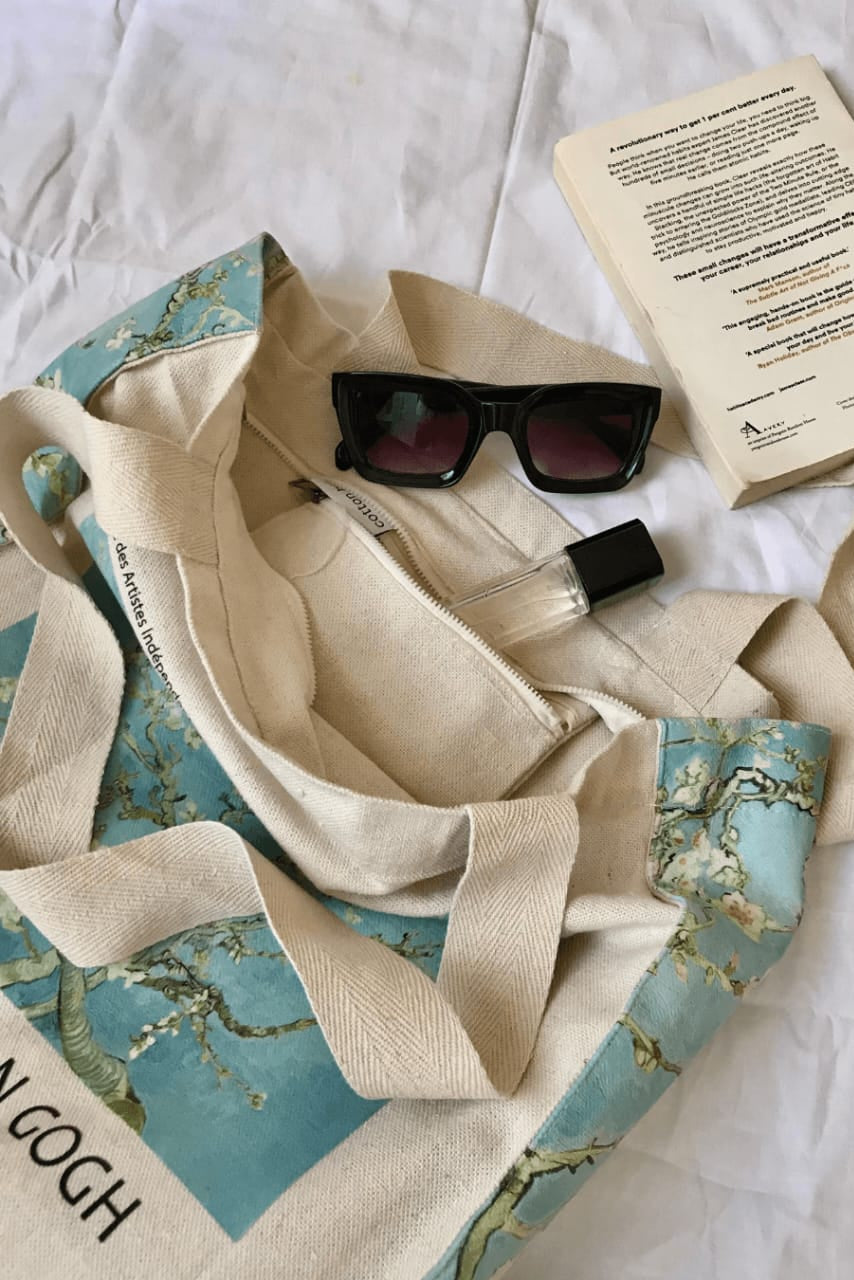 Vincent Van Gogh “Almond Blossoms” Tote Bag